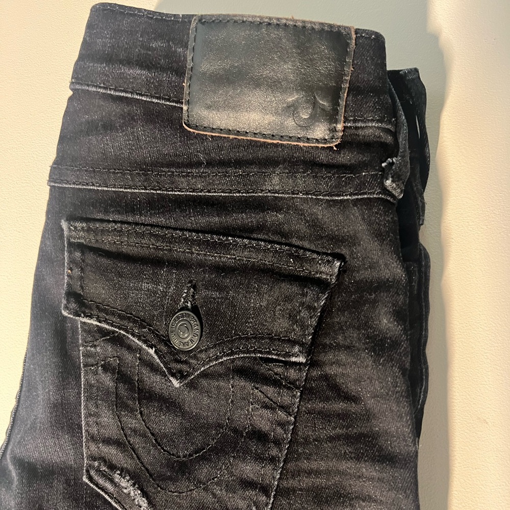 Black True Religion jeans, size 27